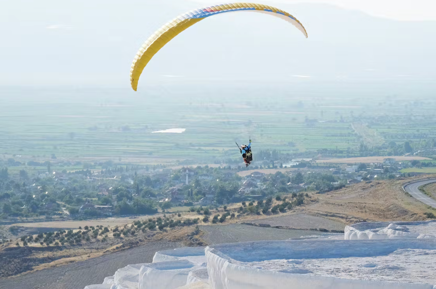 Tandem Paragliding Experience in Pamukkale